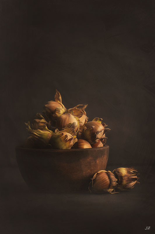Hazelnuts In The Bowl